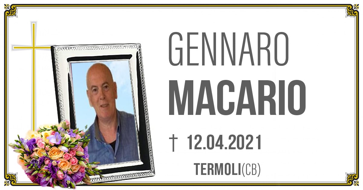 GENNARO MACARIO 12.04.2021