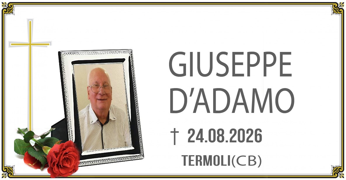 GIUSEPPE D'ADAMO 24-08-2026