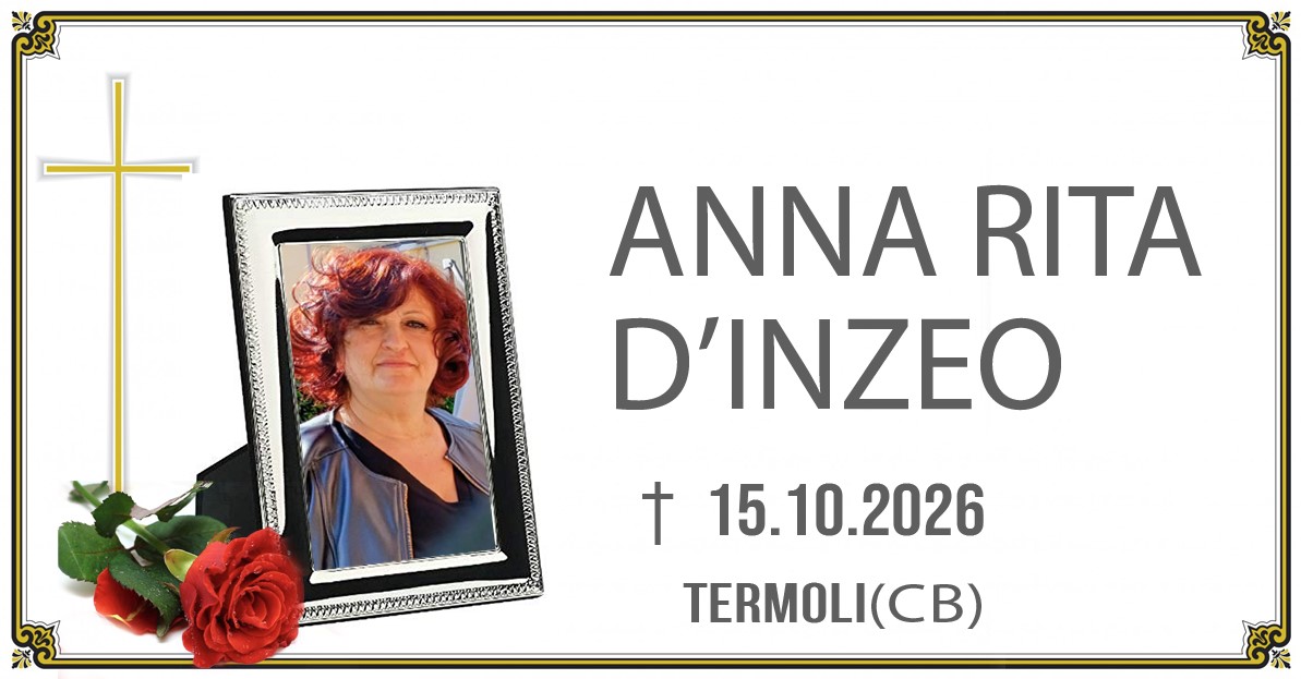 ANNA RITA D'INZEO 15-10-2026