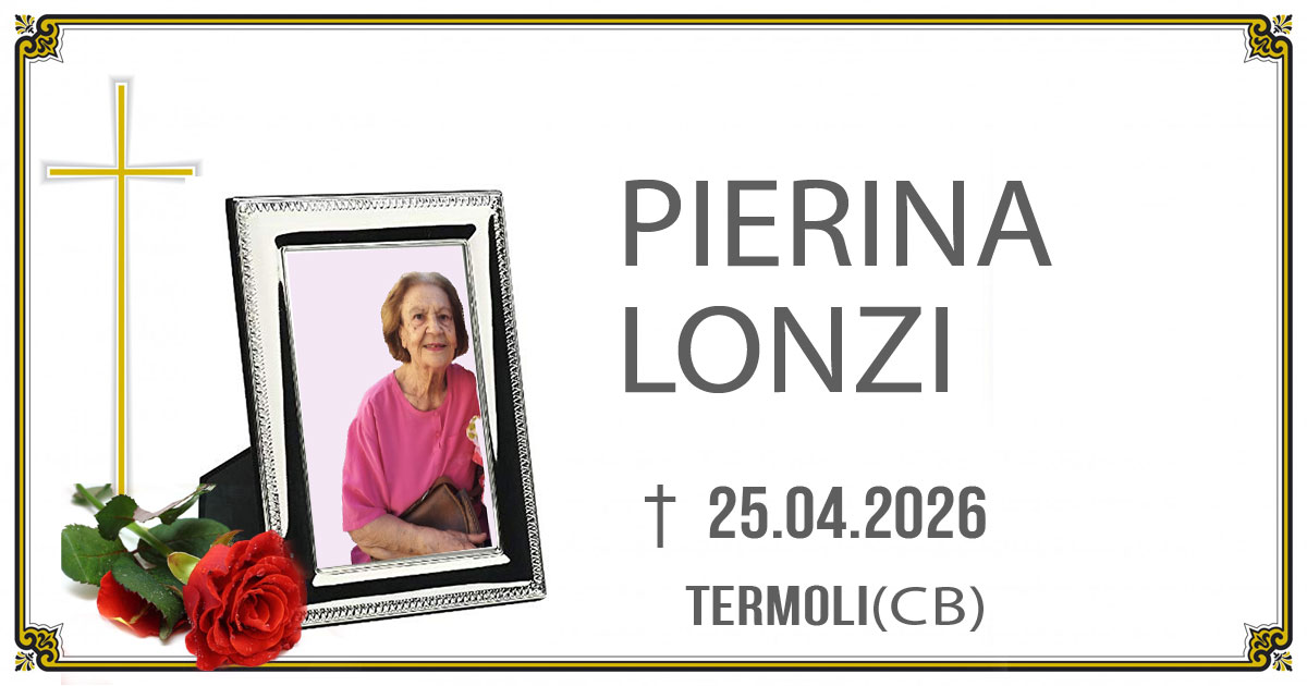PIERINA LONZI 25/04/2026
