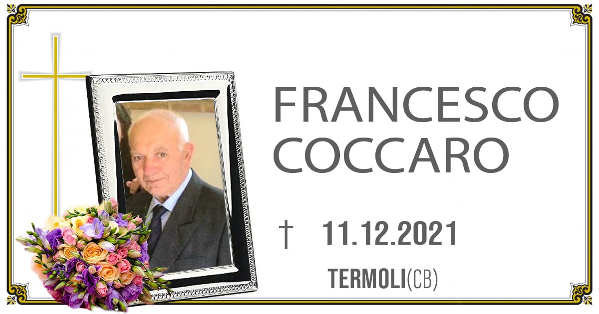 FRANCESCO COCCARO 11/12/2021  