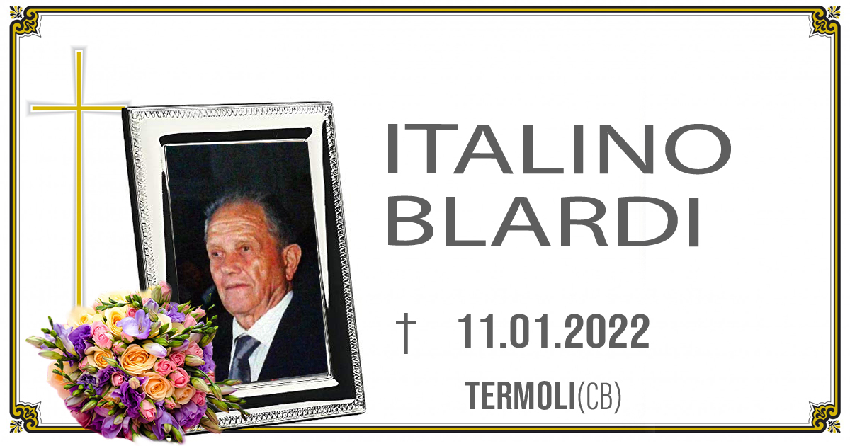 ITALINO BLARDI 11/01/2022       