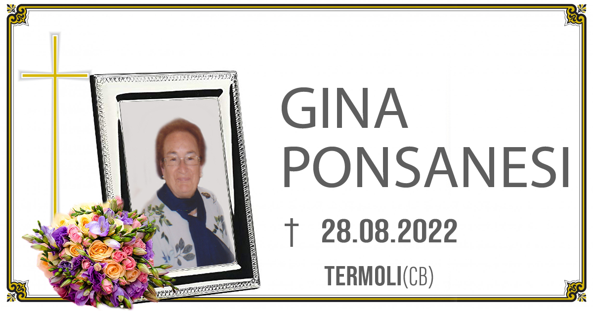 GINA PONSANESI 28/08/2022