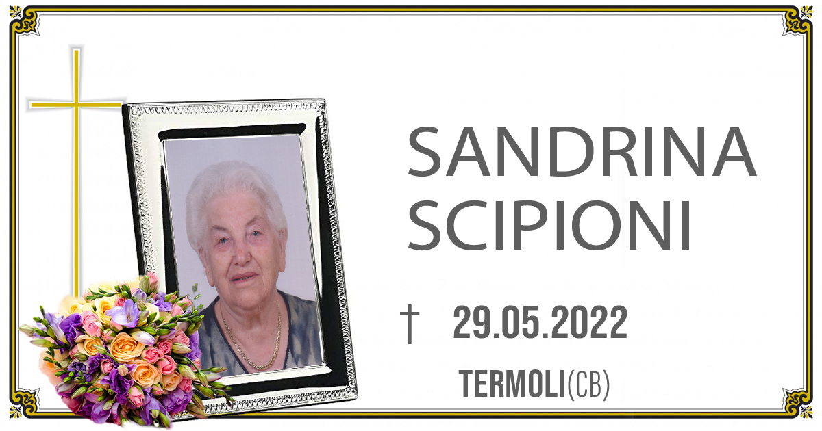 SANDRINA SCIPIONI 29/05/2022  