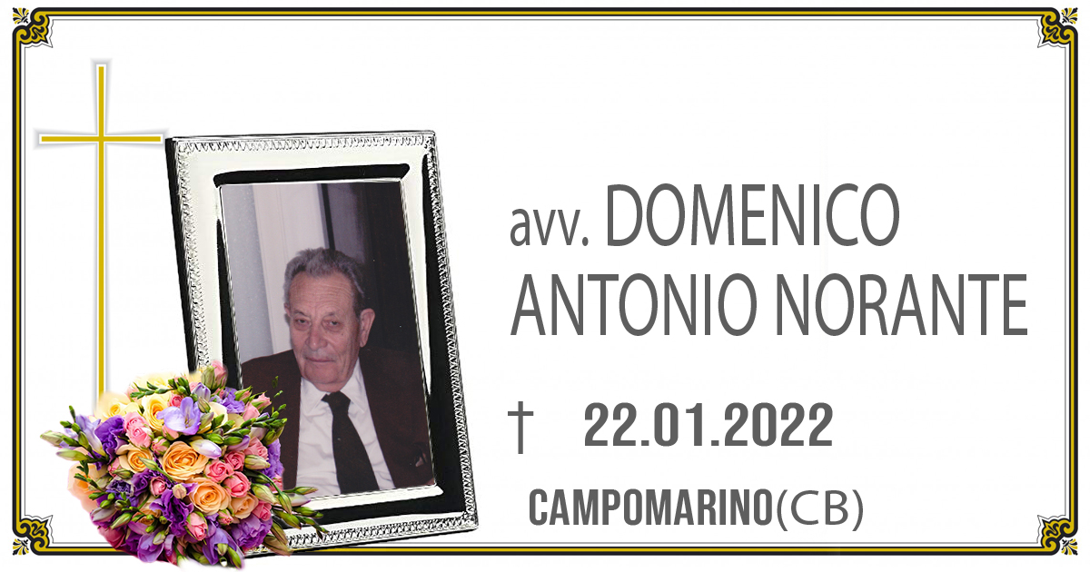 avv. DOMENICO ANTONIO NORANTE 22/01/2022         
