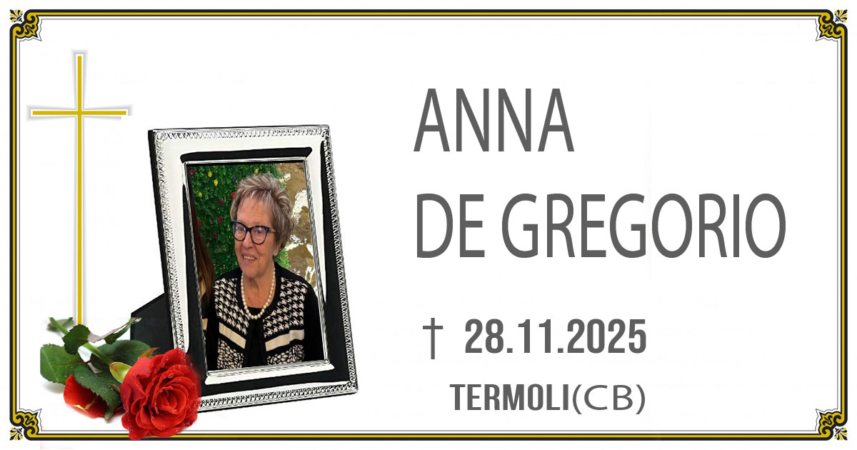 ANNA DE GREGORIO 28/11/2025
