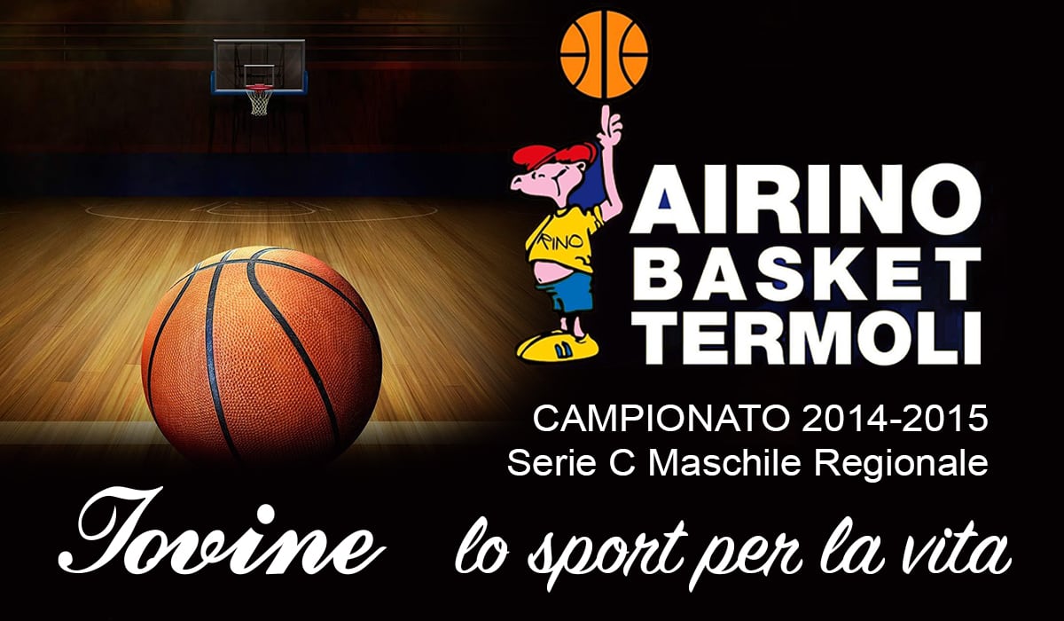 Sponsorizzazione Airino Basket Termoli Campionato 2014-2015 Serie C Maschile Regionale 